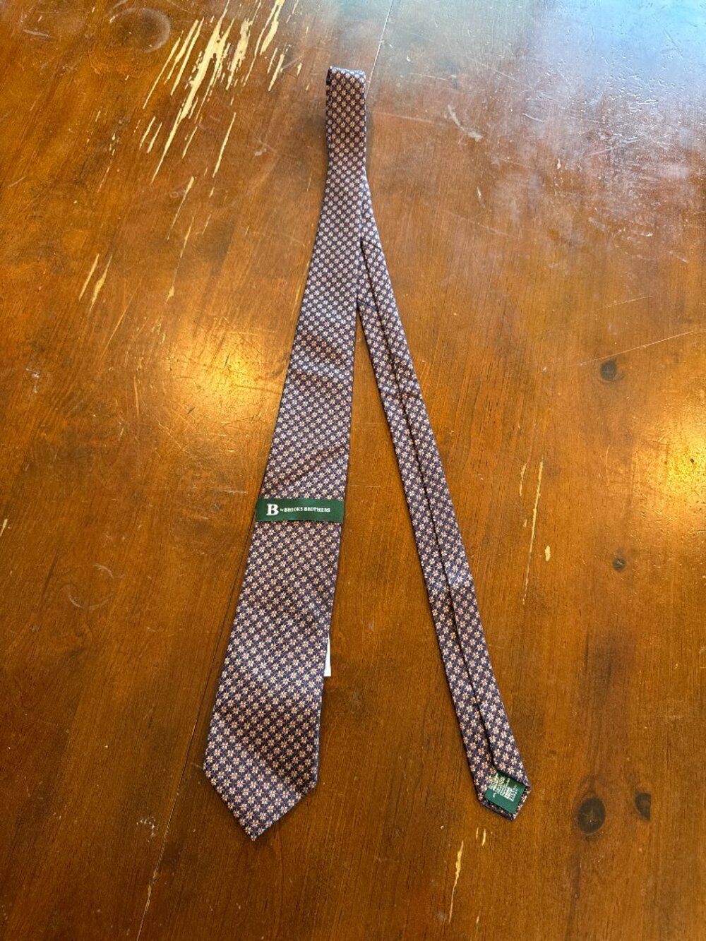 B by Brooks Brothers Navy “Woven Link” Tie, New with Tags ($69.50)